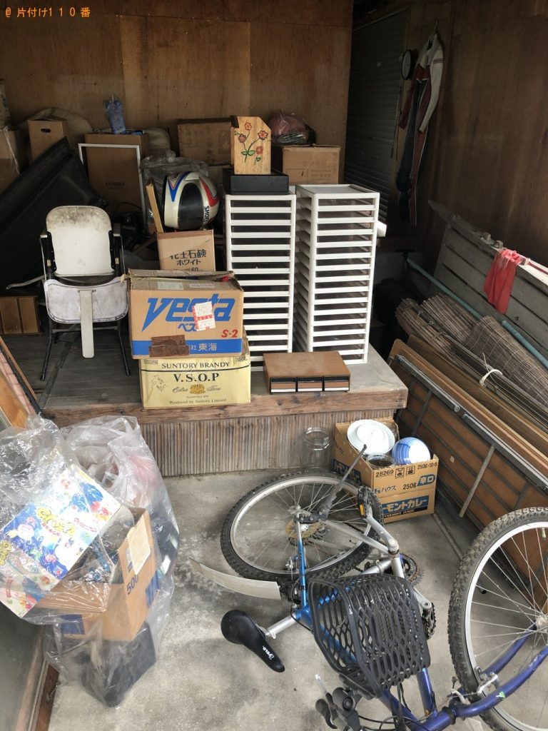 【周防大島町】自転車、折り畳み机、収納棚等の回収・処分　お客様の声