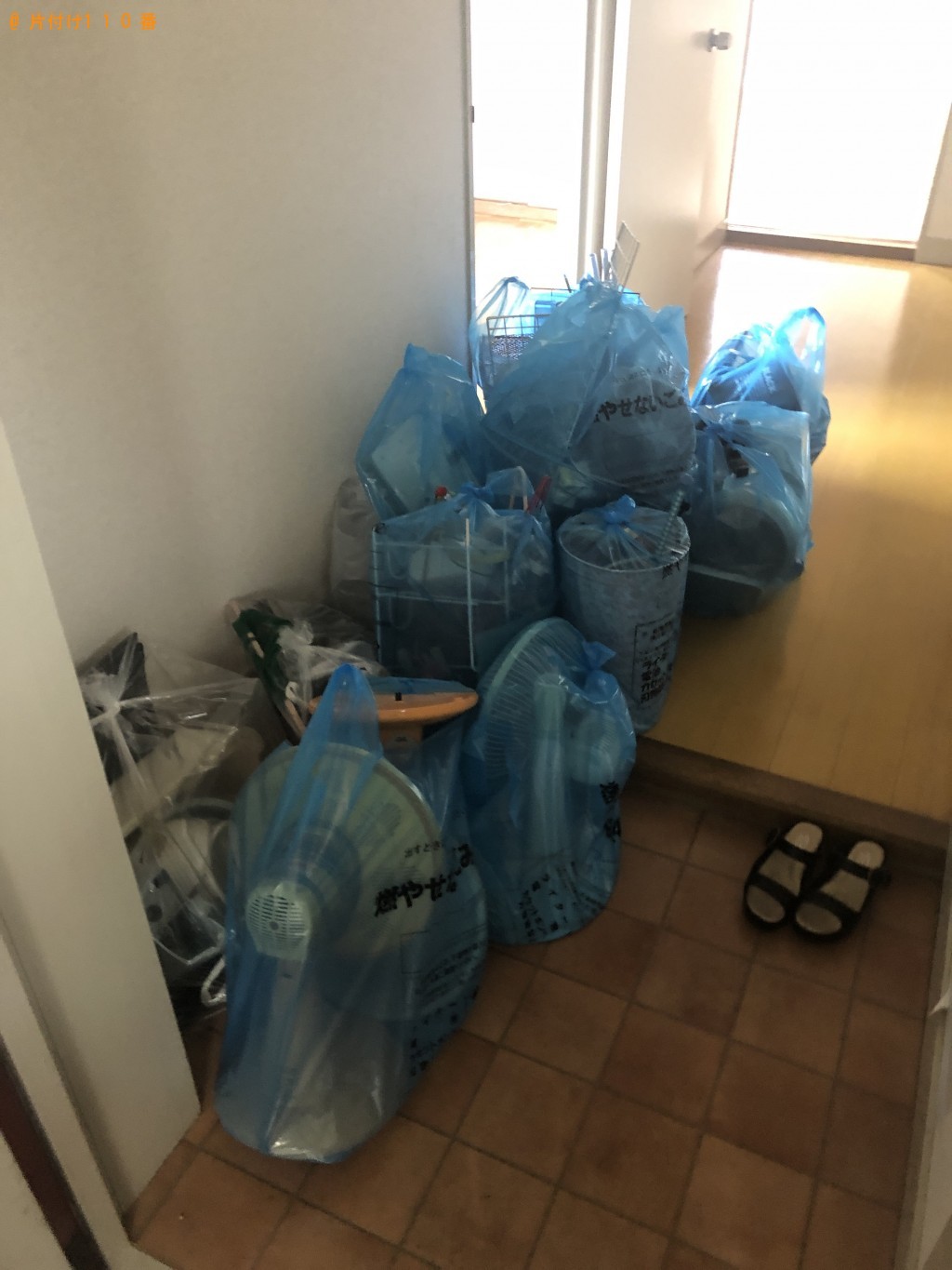 【新発田市】扇風機と家庭ごみの回収・処分 お客様の声