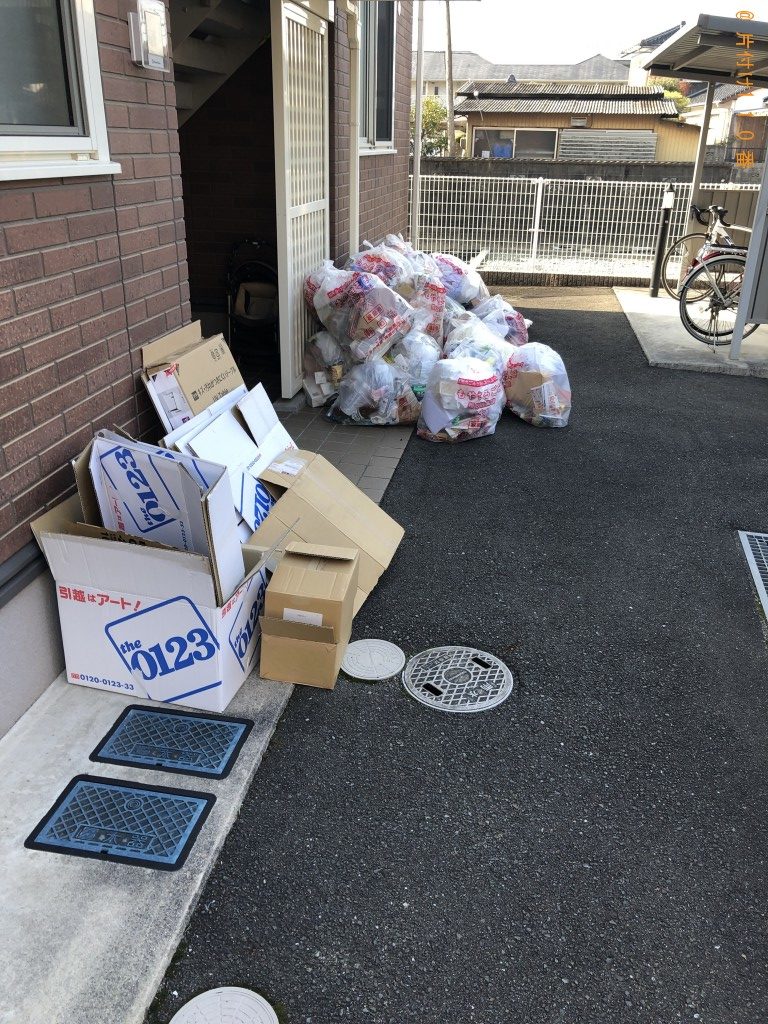 【安城市】リピートのお客様!不用品(ダンボール、家庭ごみ)処分ご希望のお客様の声