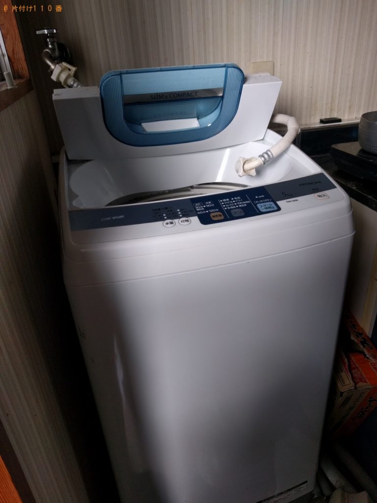 【下関市三河町】洗濯機の回収・処分ご依頼　お客様の声