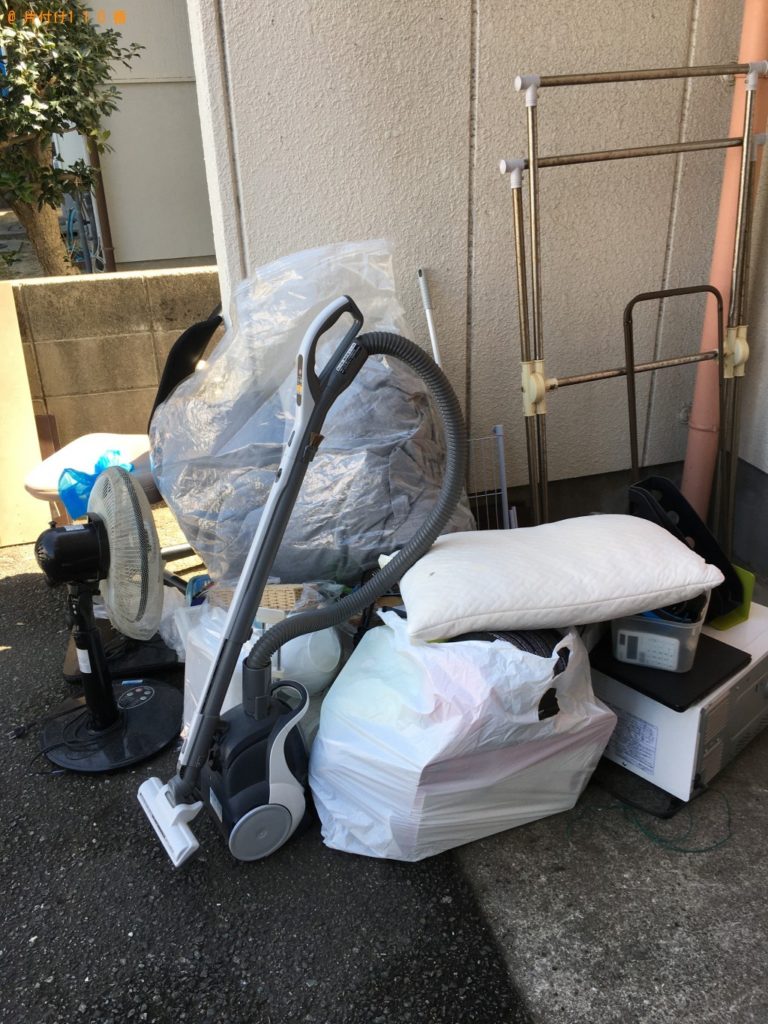 【常陸太田市】遺品整理に伴い洗濯機、シングルベッド、カラーボックス等の回収