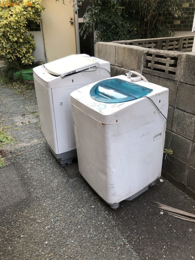 【下関市大坪本町】洗濯機２台の回収・処分ご依頼　お客様の声