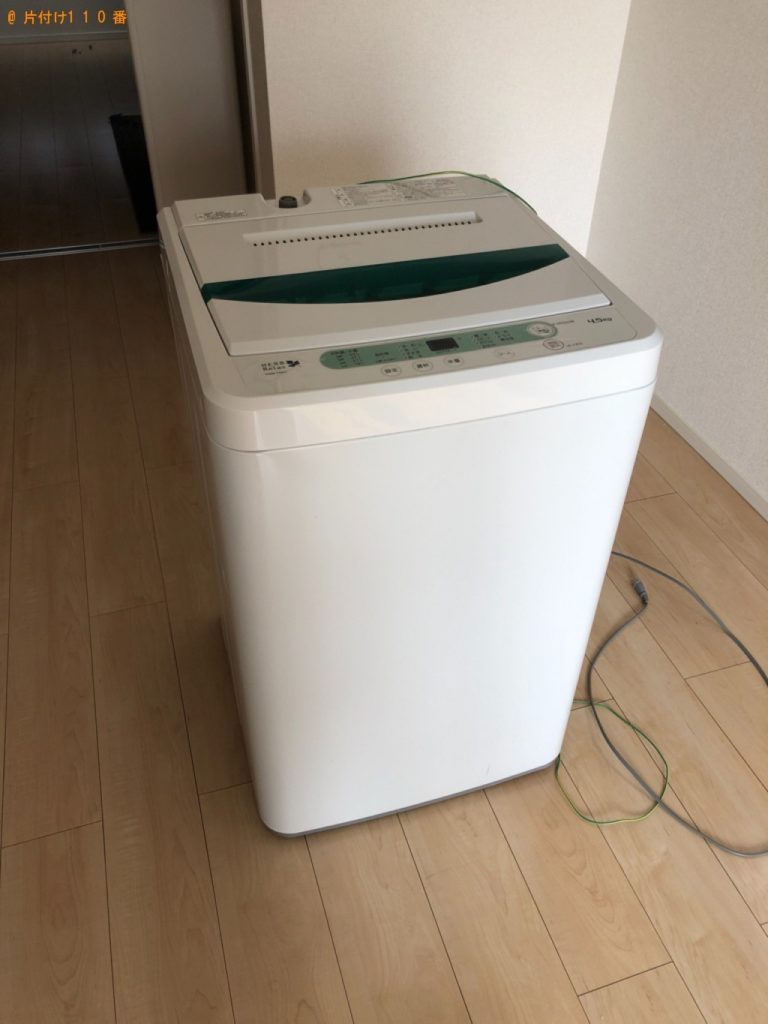 【下関市安岡本町】洗濯機、混在ゴミの回収・処分ご依頼　お客様の声