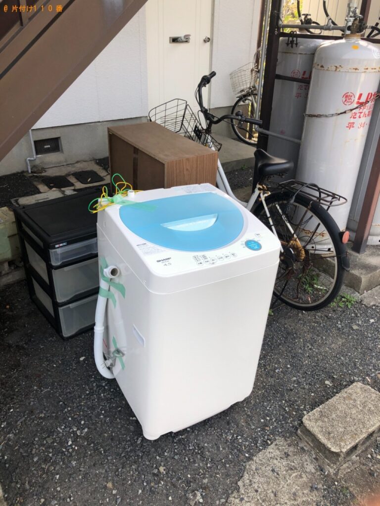 【下関市吉見竜王町】洗濯機、本棚、自転車の回収・処分ご依頼
