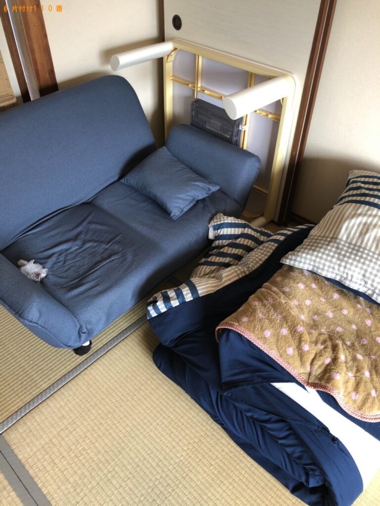 【下関市】こたつ、ソファー、布団、掃除機、扇風機、すのこ等の回収