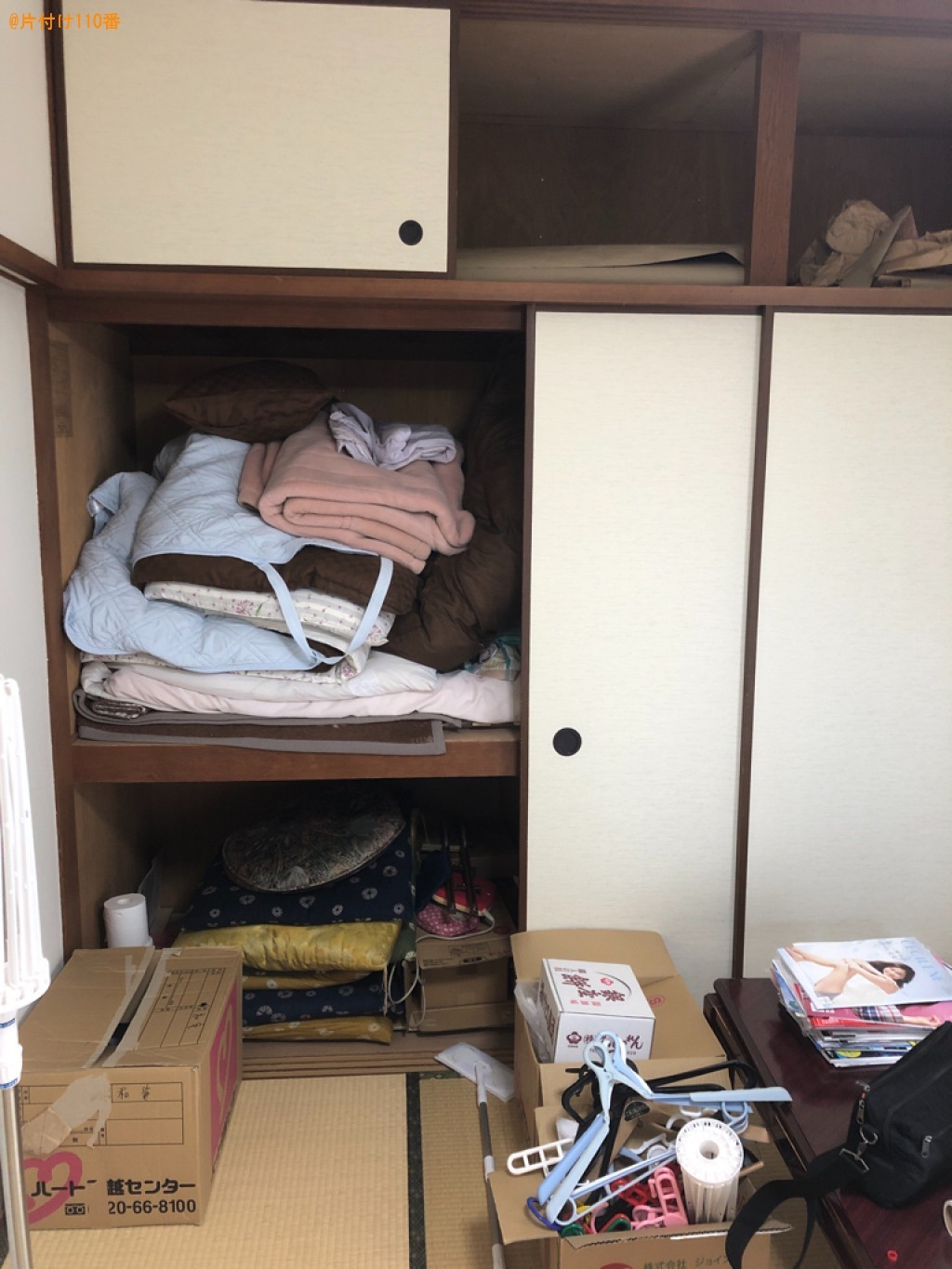【下関市新地町】エアコン、冷蔵庫、ダイニングテーブル等の回収