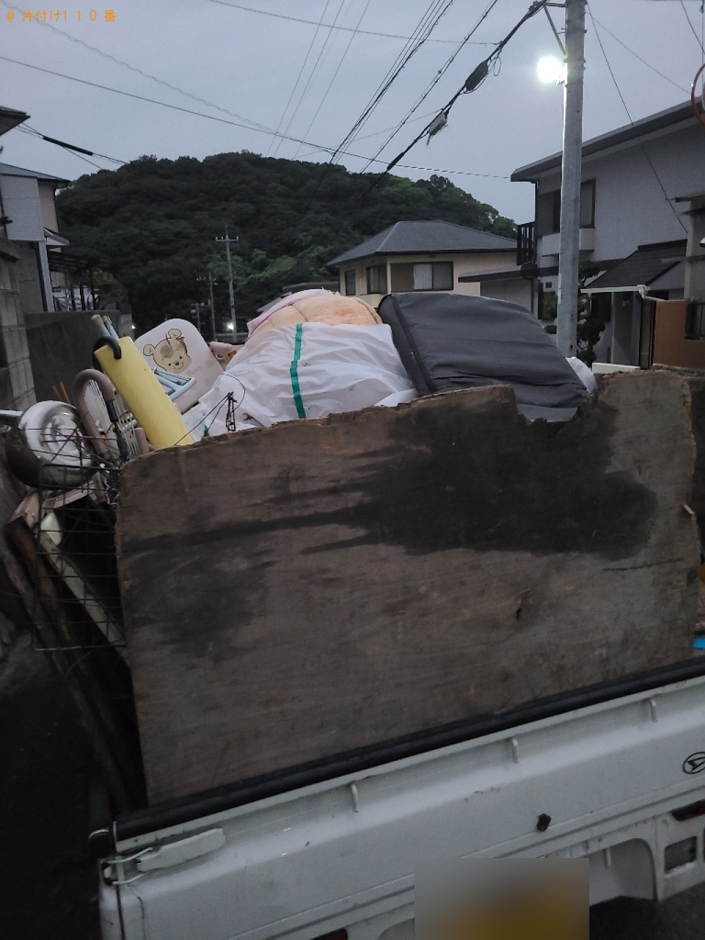 【下関市彦島塩浜町】ソファー、座椅子、ボックス、植木鉢等の回収