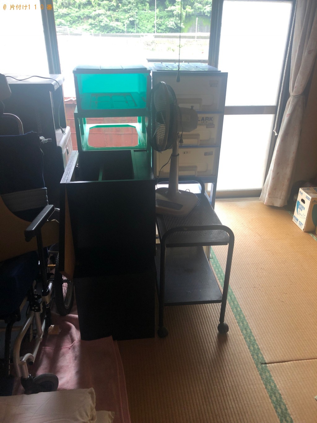 【岩国市】カラーボックス、テレビ台、食器棚、収納ケース等の回収