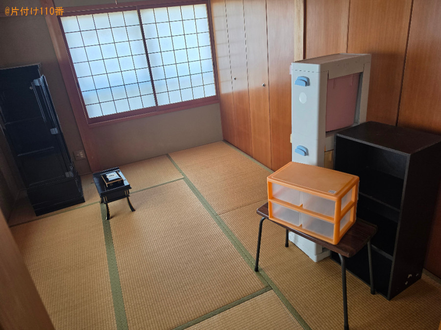 【下関市川中本町】タンス、仏壇、カラーボックス、木材等の回収